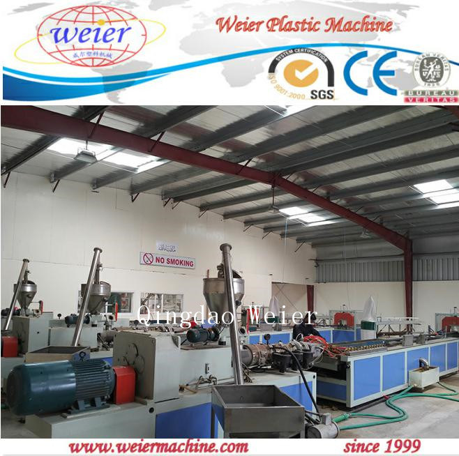 Wood Plastic Recycled WPC Profile Production Line (SJ-65/132 SJ-51/105 SJ-80/156)