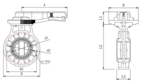 Motorized EPDM Seat PVC Butterfly Valve with Regulating Module