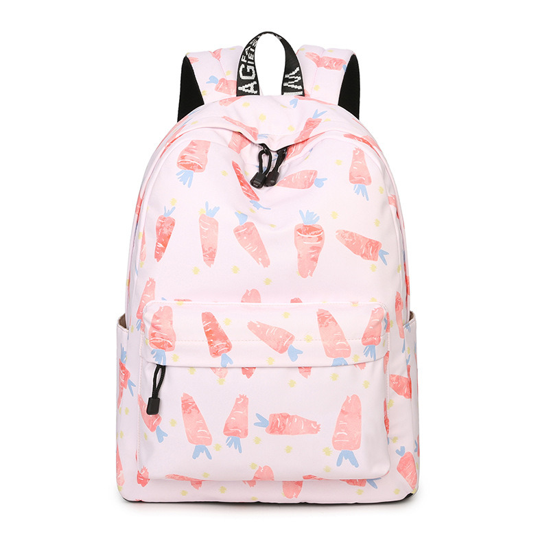 Print Teen Girl Backpack Fashion Bag Leisure School Bag