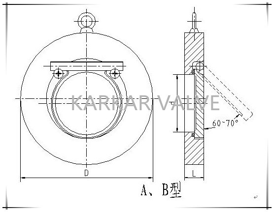 Wafer Type Swing Slim Non Return Check Valve (H74W/H/N/X/F)