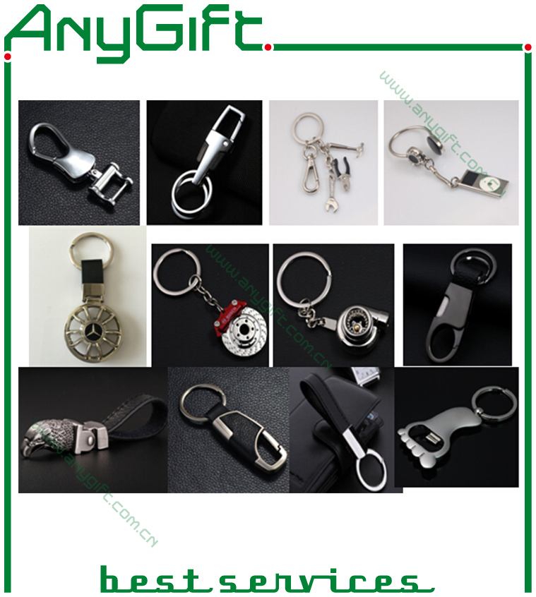 Stock Mould Metal Keychain with Customized Logo
