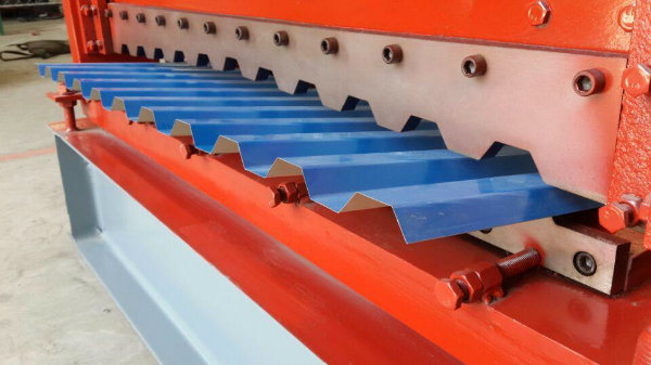 Trapezoidal Roof Panel Russia Type Tile Roll Forming Machine