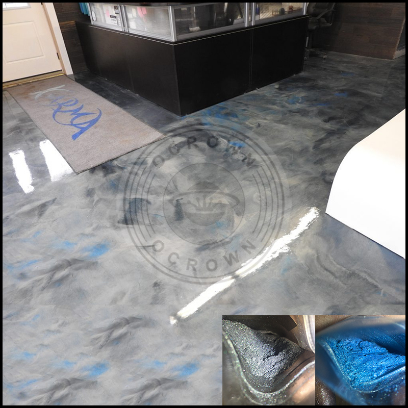 3D Epoxy Color Powder Coating, Metallic Epoxy Pigments for Floor