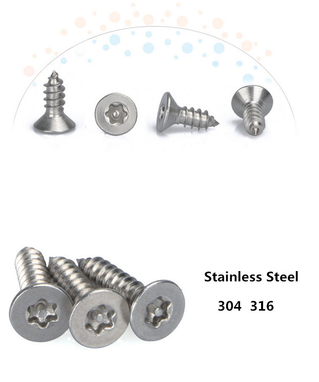 Stainless Steel Countersunk Head Torx Drive Chipboard Screw