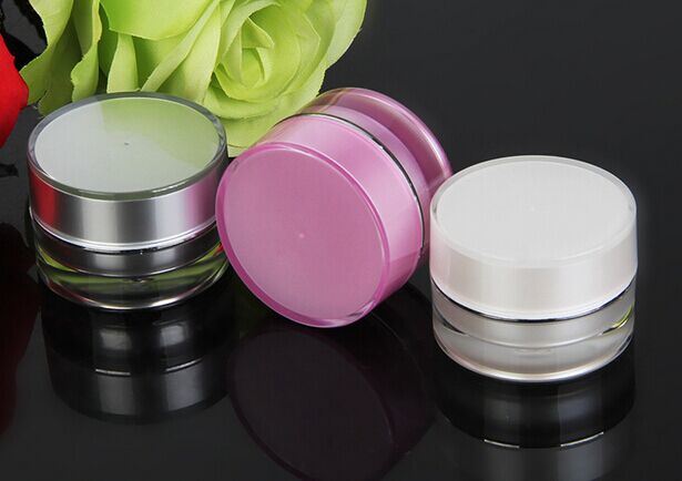 Round Acrylic Cosmetic Packaging Skin Care/Eye Care/Essence Cream Jar (PPC-ACJ-052)