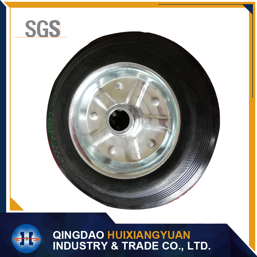 8X2 Inch Rubber Powder Solid Wheels for Jockey Wheel