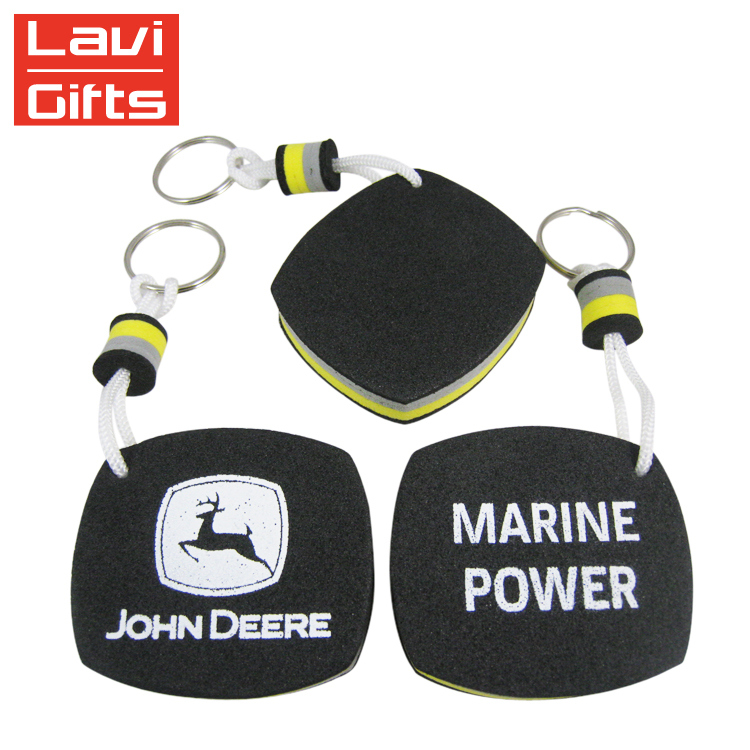 Low Price Custom PU Foam Molded Plastic EVA Neoprene Floating Keychain