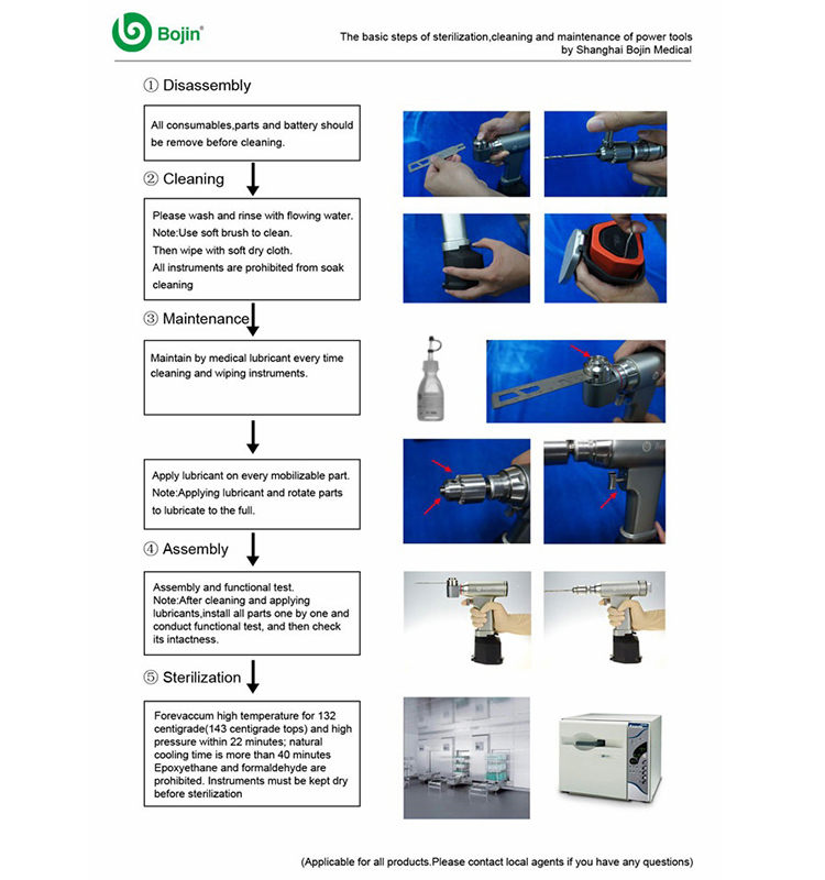 Micro Sagittal Saw/Cranial Bur/Reciprocating Saw Bj3700