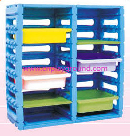 High Quality Children Furniture Preschool Plastic Storage for Sale (HB-04002)