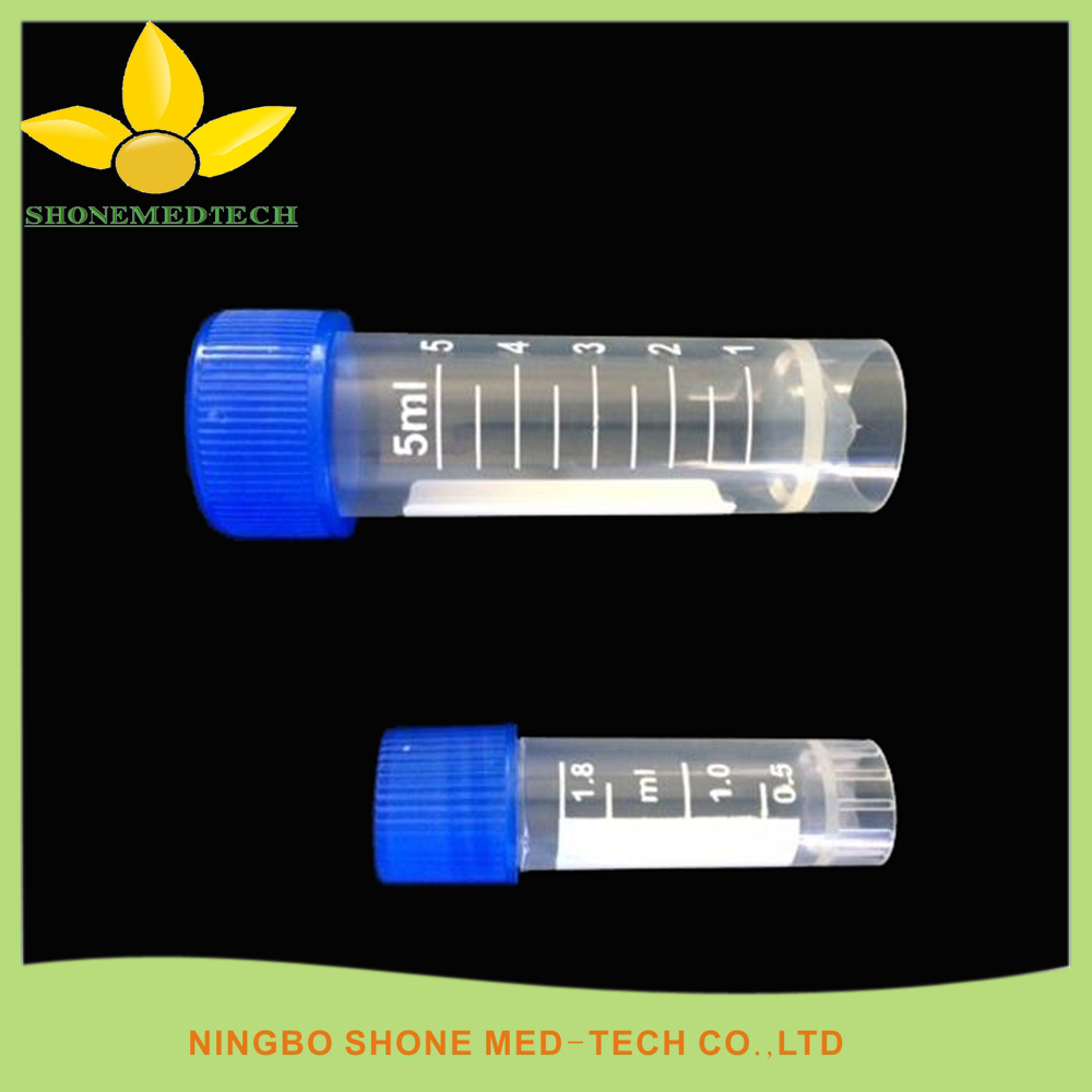 Laboratory Plastic Various Cryo Vial Freezing Tube