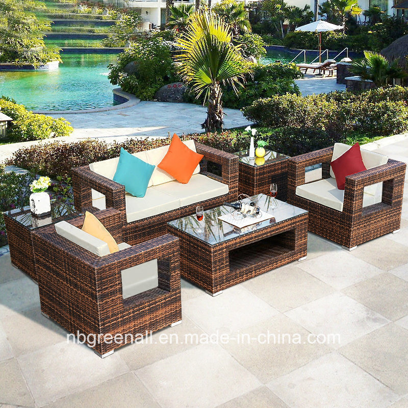 Modern Patio Leisure Hotel Sofa Rattan Garden Outdoor Furniture