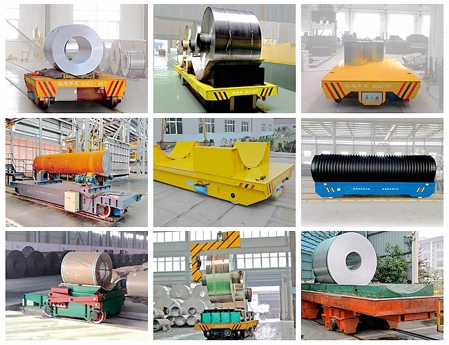 Aluminum Coil Rail Handling Vehicle Pipe Transfer Equipment