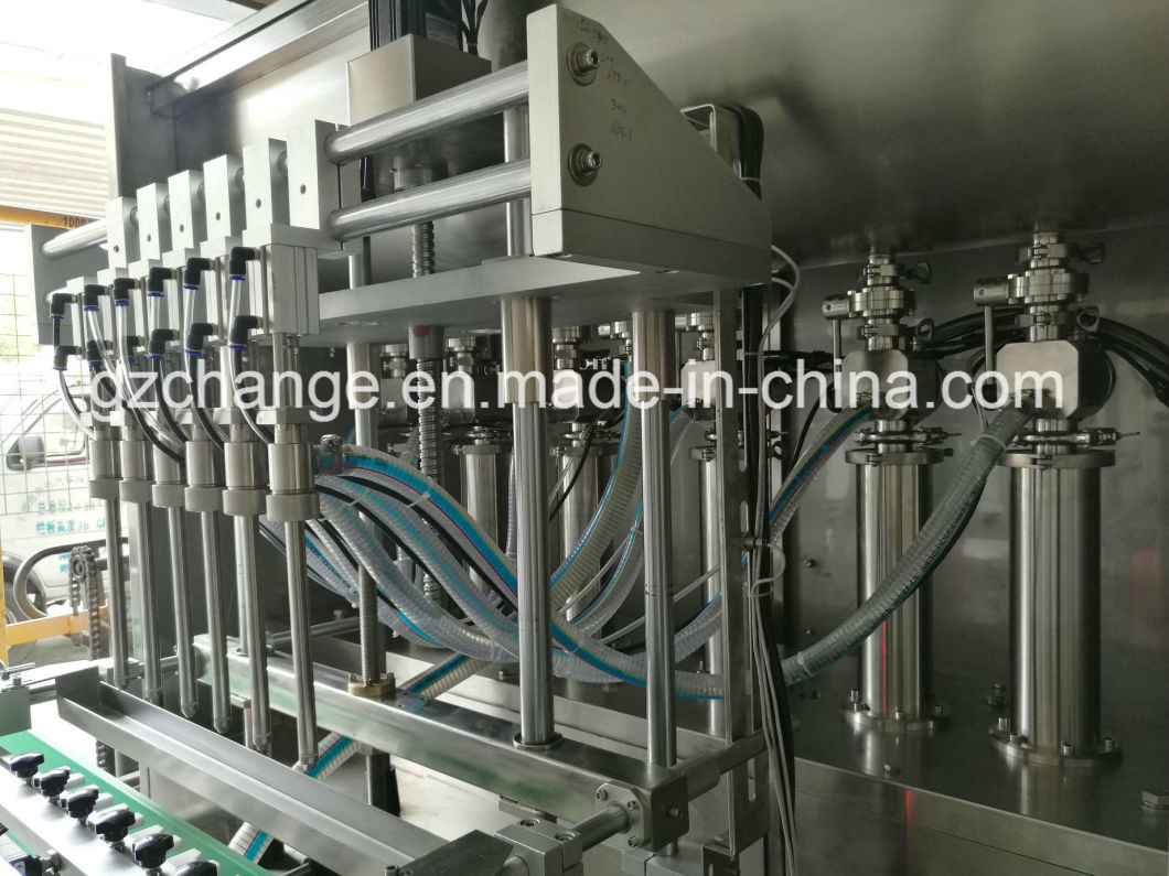 Automatic Shampoo Lotion Liquid Detergent Bottling Capping Labeling Production Line