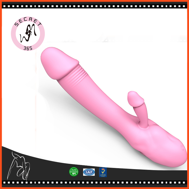 USB Rechargeable G Spot Silicone Vibrator Sex Toys for Woman