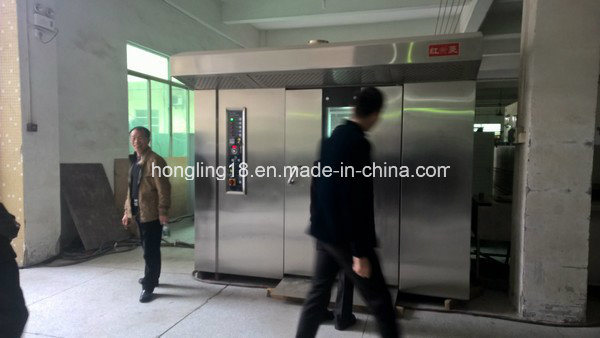 Bread Production Factory Price 64 Trays Gas Rotary Rack Oven