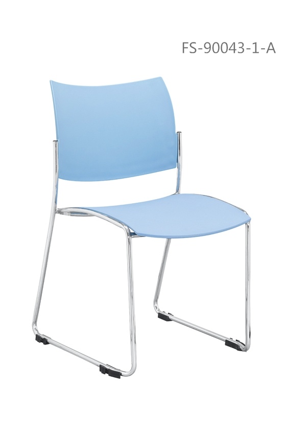 Plastic Four Leg Dining Chair, Fs-90043-1