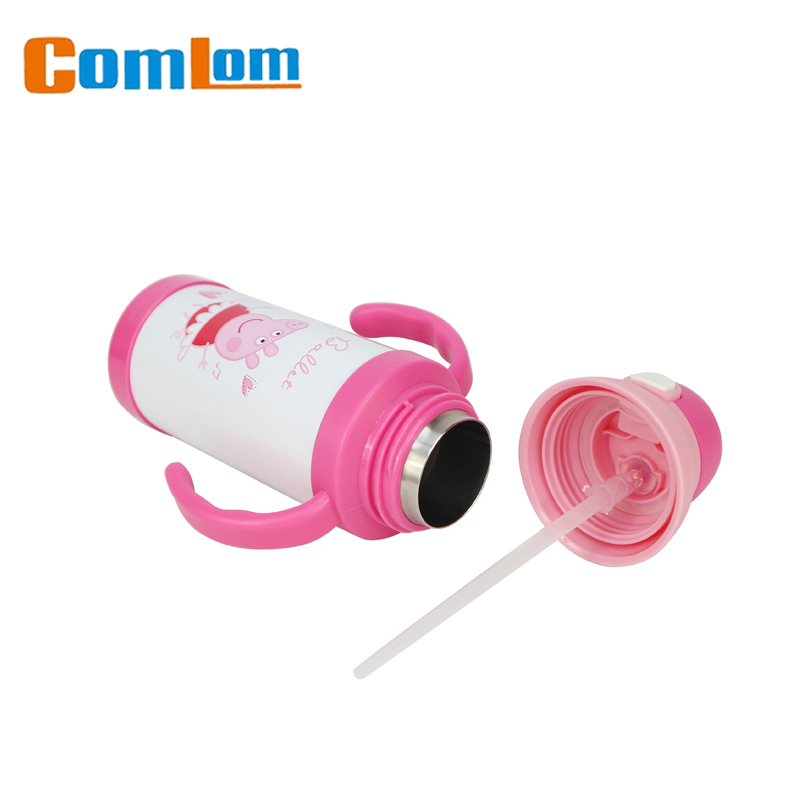 Comlom Children Sports Bottle Stainless Steel Vacuum Flask