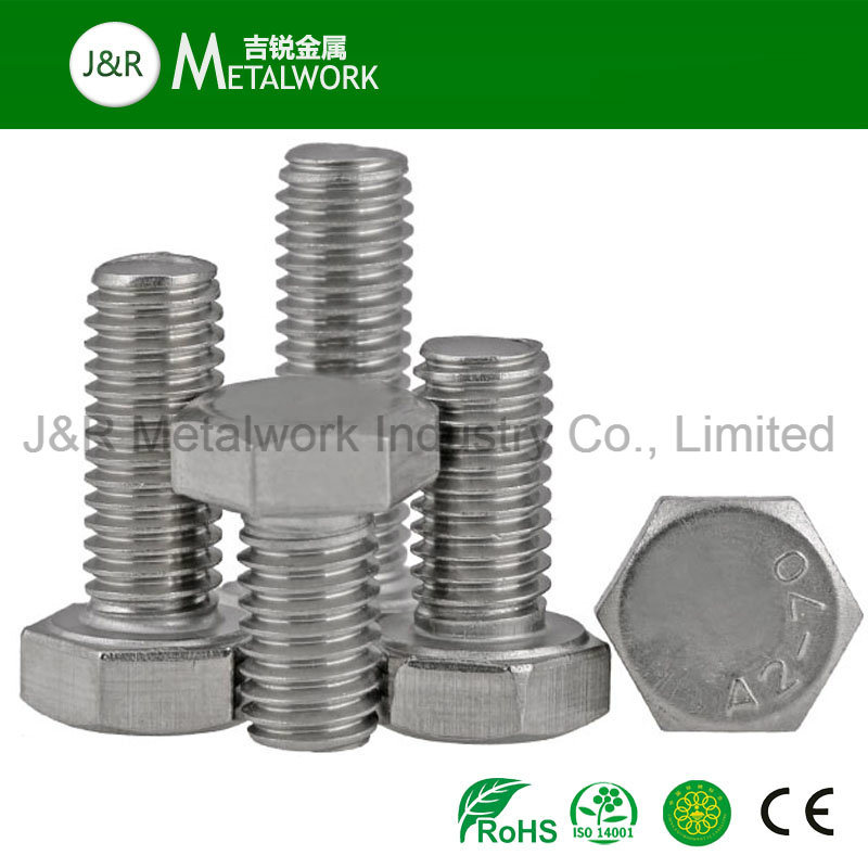 ASTM A325 Heavy Stainless Steel Structural Hexagonal Bolt with Nut