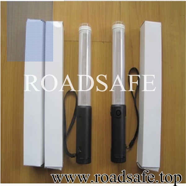 Rechargeable Signal Baton LED Warning Strobe Flashing Traffic Baton Torch