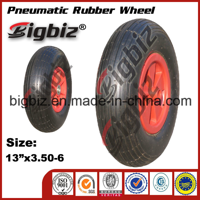 Wholesale 3.50-6 Solid Rubber Wheelbarrow Tire/Tyre