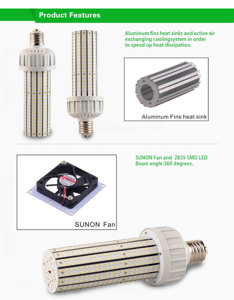 E39 E40 50W LED Corrn Light for Warehouse Lighting