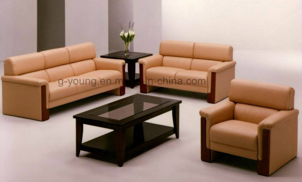 Modern Living Room Furniture Hotel Reception Leather Office Sofa