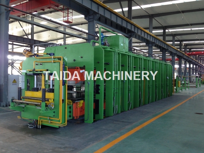 Rubber Tile Vulcanizing Press Vulcanizer Making Machine