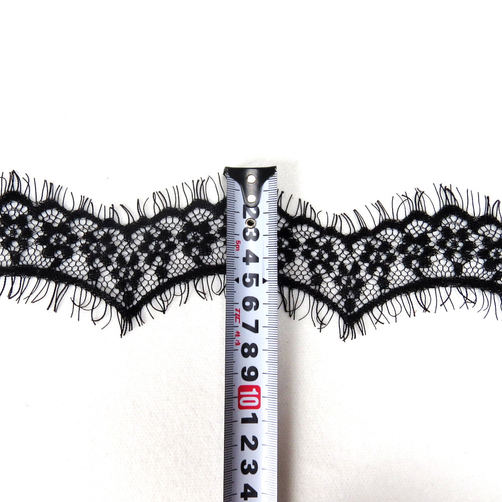 Wholesale 6cm Vintage Eyelash Bridal Nylon Lace Trim for Lingerie