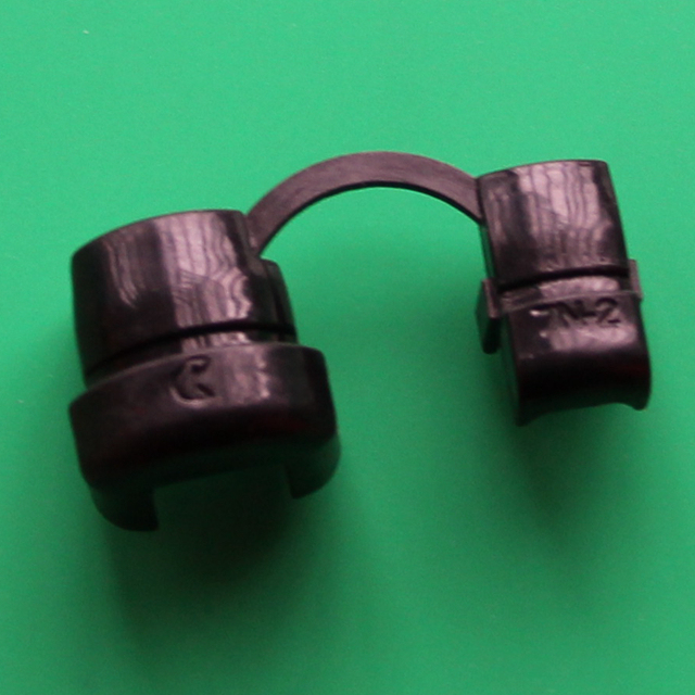 Factory Supply Black Plastic Electrical Cord Strain Relief Bushing