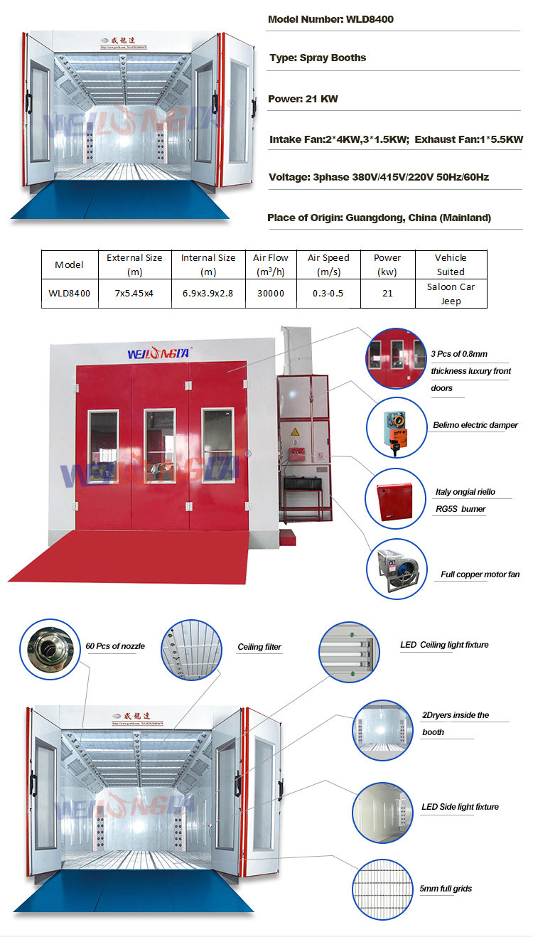 Wld8400 Ce Water Based Garage Equipment for Car Paint