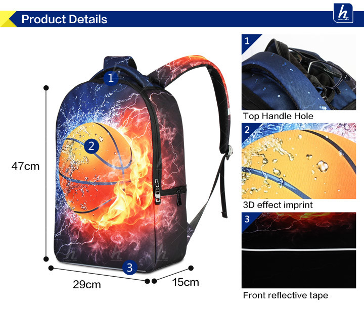 Fashion Multi Function Travel Bags Canvas School Backpack for Student