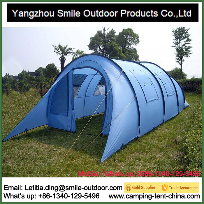 10 Person Canvas Bell Family Tunnel Camping Roof Top Tent