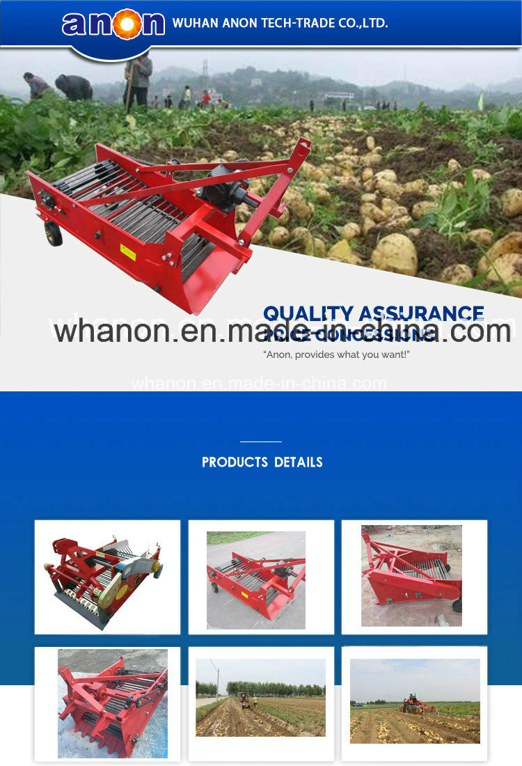 Anon 4u Series Mini 2 Row Garlic Sweet Potato Digger Harvester Machine