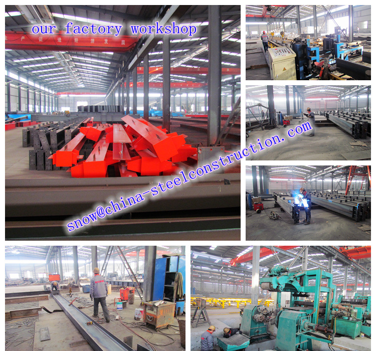 Carbon Structure Steel for Prefabricated House with Design and Installation