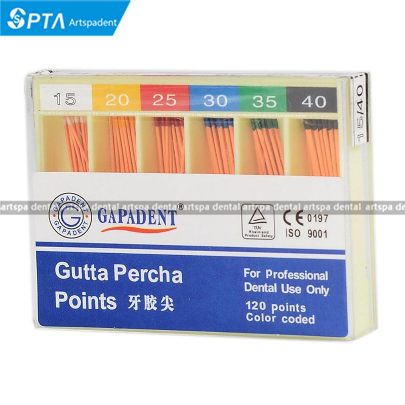 Dental Gapadent Gutta Percha Points with Different Size