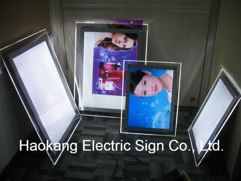 Wall Mounted Acrylic Board for Advertising Display