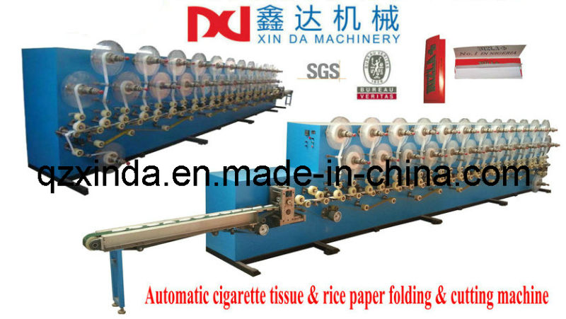 Automatic Slitting Folding Cigarette Paper Rolling Machine Assembly Line