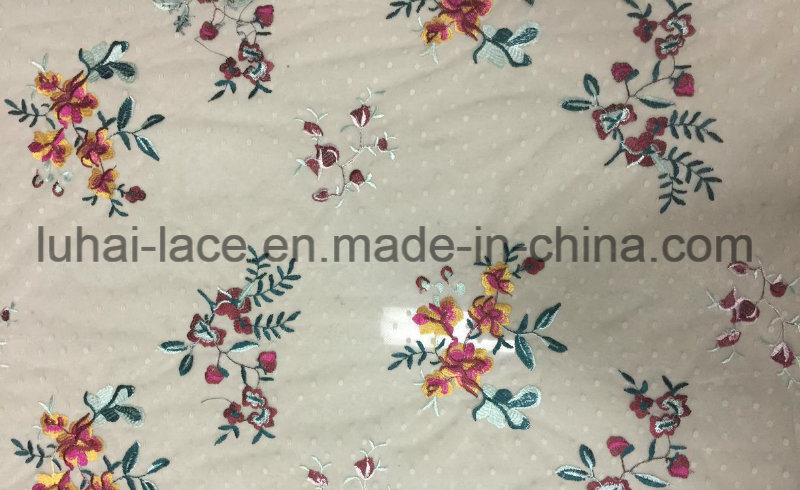 Polyester High Quality New Design Popular Embroidery Chemical Lace