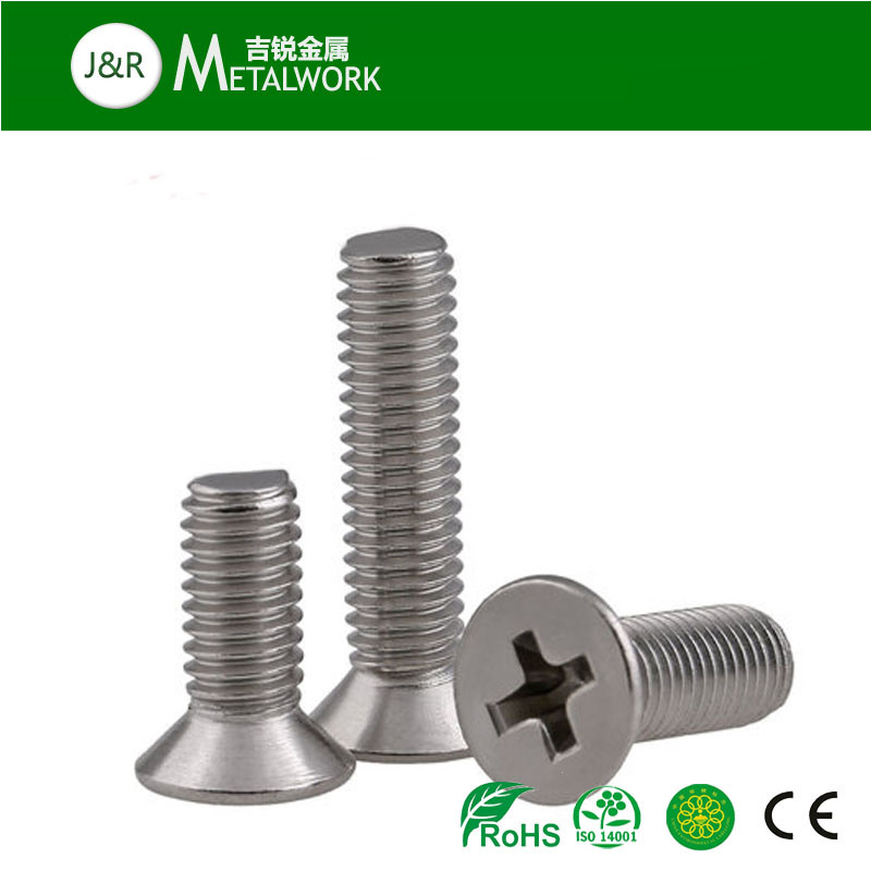 Stainless Steel Philip Countersunk Csk Head Machine Screw (SS304 SS316)