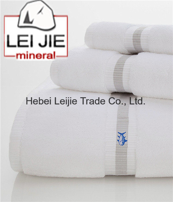 China Supplier Wholesale White Cotton Hotel Face Hand Bath Towel