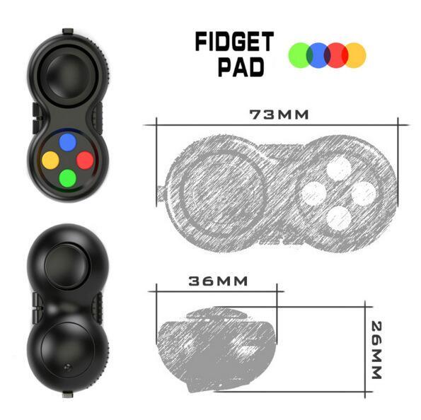 Fidget Pad - New Fidget Cube 2017 Desk Toy for Adults & Children Stress Relief