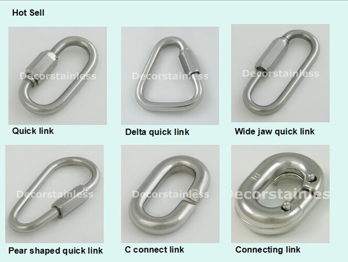 Stainless Steel Wide Haw Quick Link