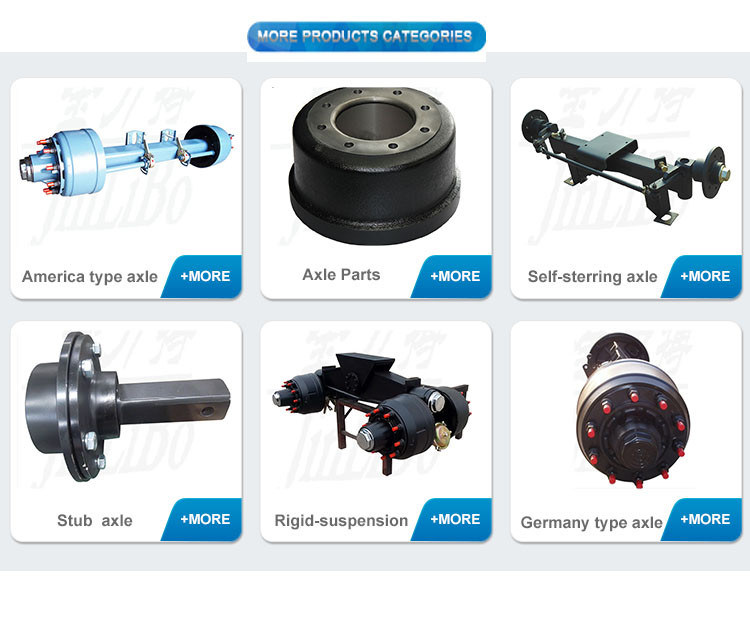 Semi Trailer Axle - 6holes Axle Sales to UAE