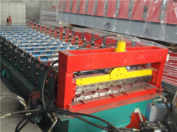 Metal Roofing Sheet Shape Color Steel Tile Roll Forming Machine 1000