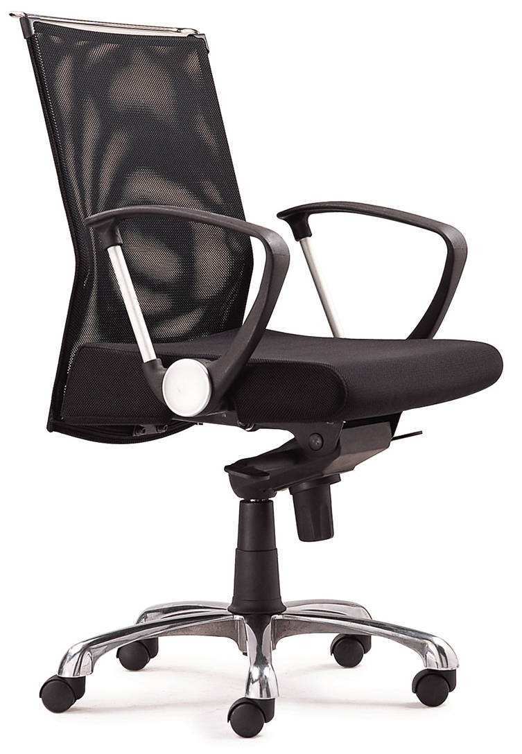 Durable Conference Relaxing Pedal Backrest Salon Emes Mesh Chair