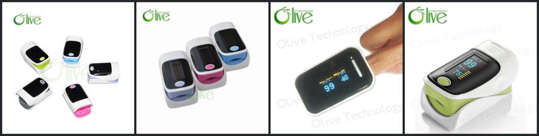 Color OLED Display Medical Finger Pulse Oximeter for Home