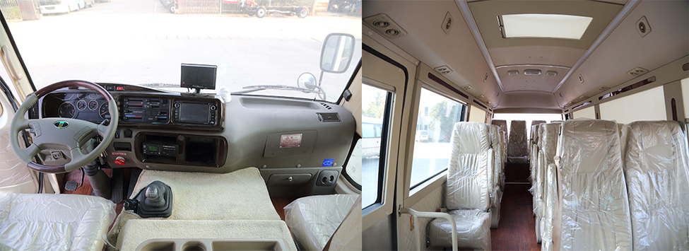 MD6601 6 Meter 16 Seats Coaster Type Minibus with Isuzu Diesel Engine