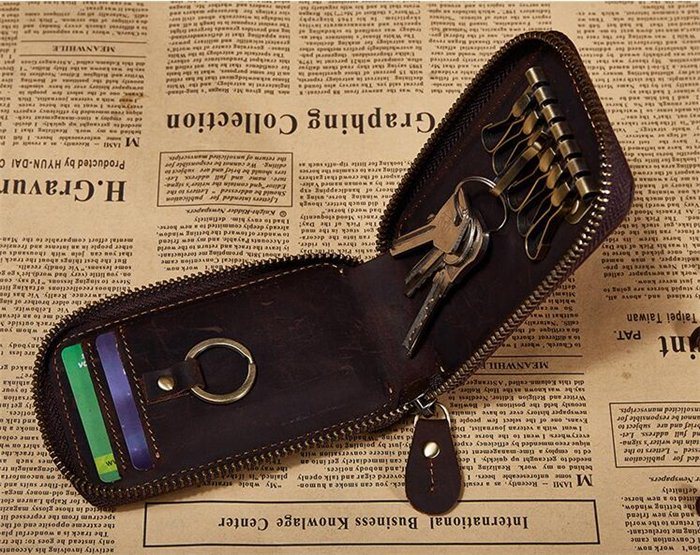 Promotion Hot Sale Real Leather Key Purse Wallet