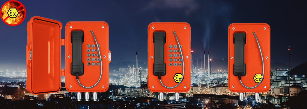 Aluminium Alloy Analogue Explosion Proof Telephone with Atex Certification for Zone 1& 2 Area