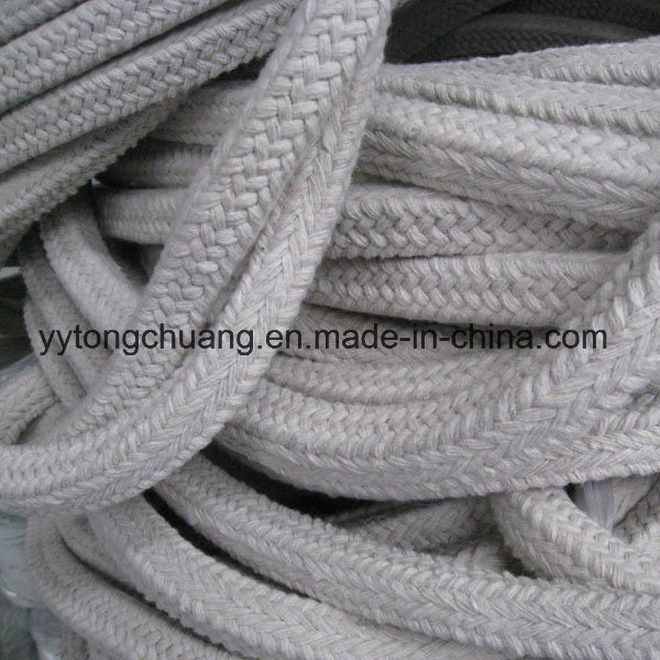 Aluminum Silicate Insulation Ceramic Fiber Square Braided Rope Gasket